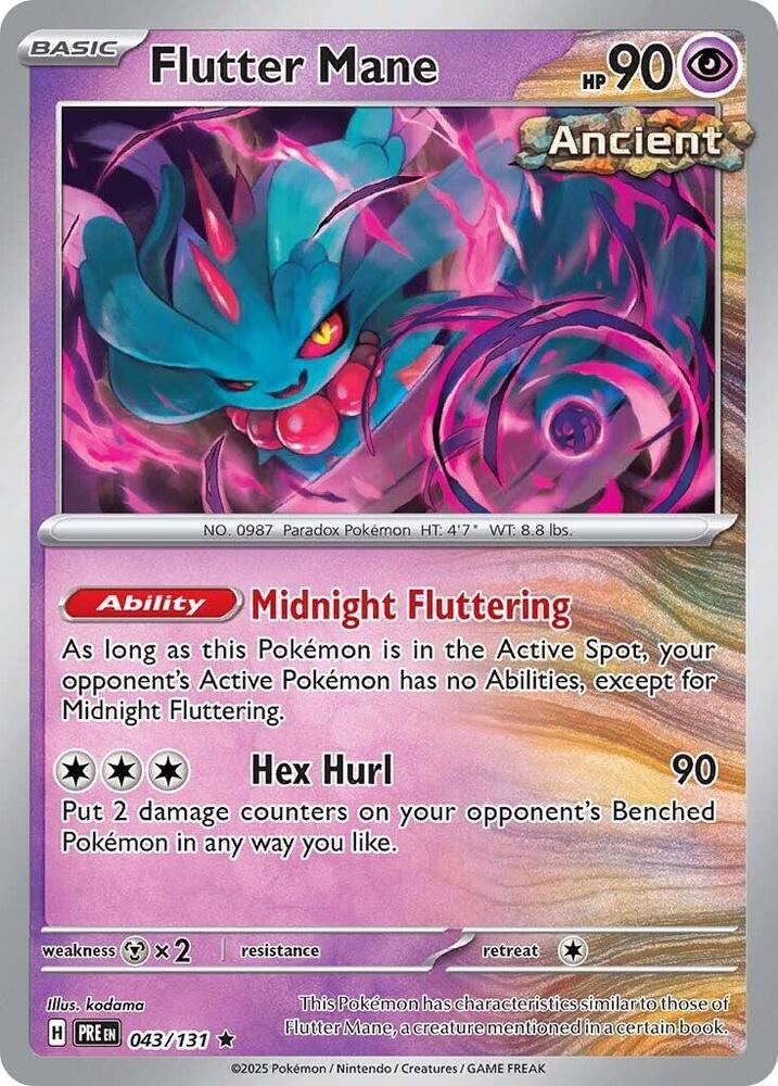 Flutter Mane (043/131) [Scarlet & Violet: Prismatic Evolutions] | Exor Games Dartmouth