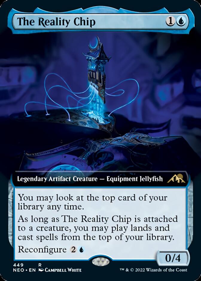 The Reality Chip (Extended Art) [Kamigawa: Neon Dynasty] | Exor Games Dartmouth