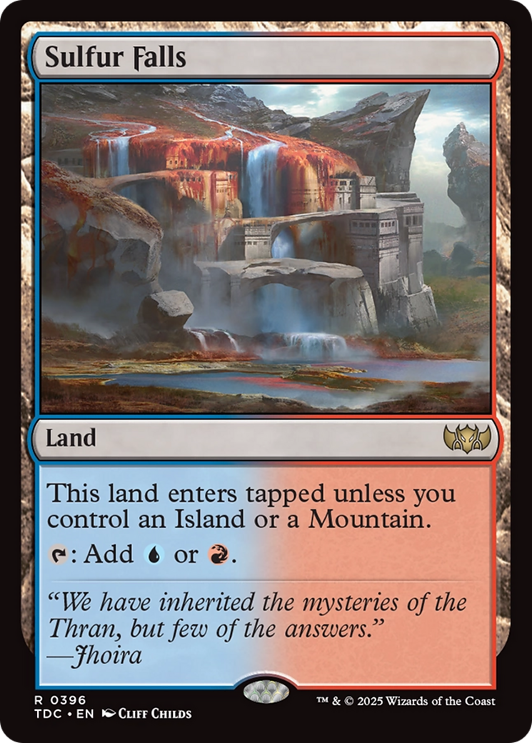 Sulfur Falls [Tarkir: Dragonstorm Commander] | Exor Games Dartmouth