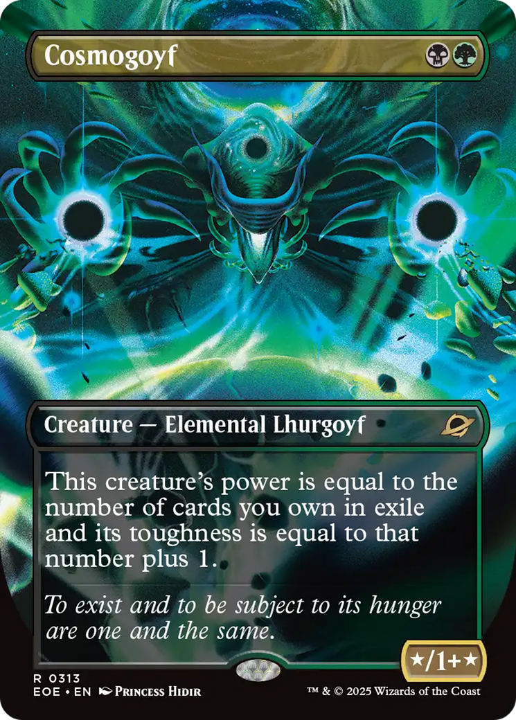 Cosmogoyf (Borderless) [Edge of Eternities] | Exor Games Dartmouth