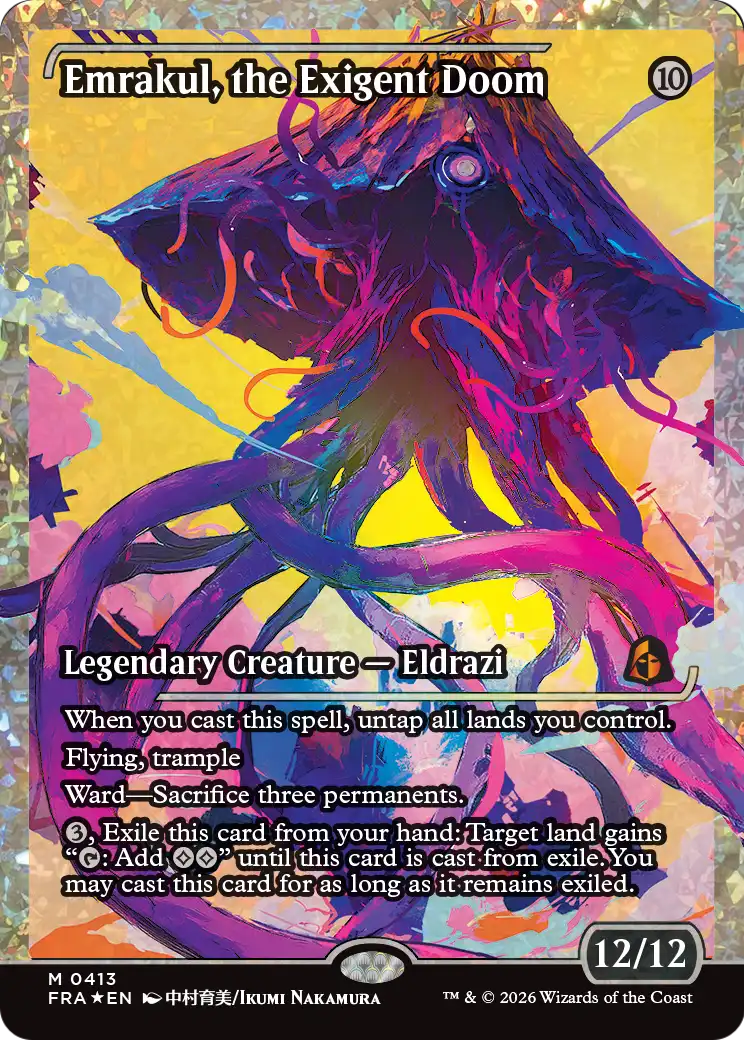 Emrakul, the Exigent Doom (Showcase) (Fracture Foil) [Reality Fracture] | Exor Games Dartmouth