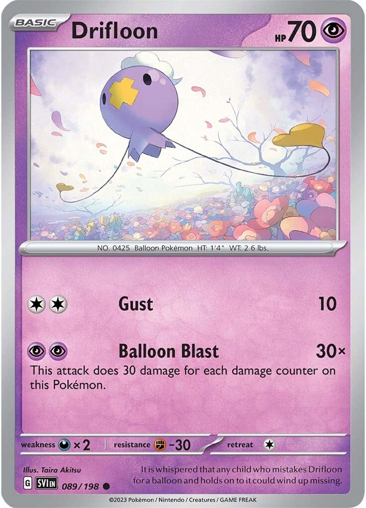 Drifloon (089/198) [Scarlet & Violet: Base Set] | Exor Games Dartmouth