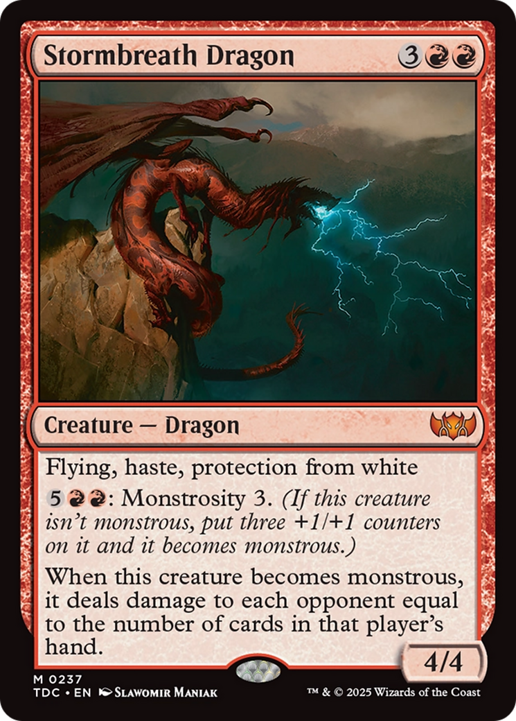 Stormbreath Dragon [Tarkir: Dragonstorm Commander] | Exor Games Dartmouth