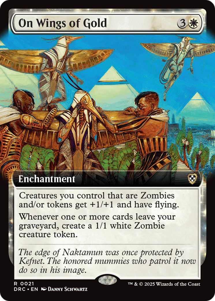 On Wings of Gold (Extended Art) [Aetherdrift Commander] | Exor Games Dartmouth