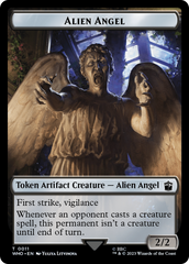 Alien Angel // Food (0025) Double-Sided Token [Doctor Who Tokens] | Exor Games Dartmouth