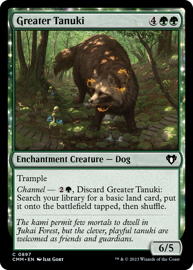 Greater Tanuki [Commander Masters] | Exor Games Dartmouth