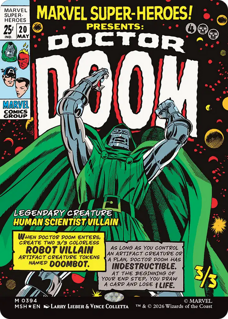 Doctor Doom (Borderless) [Marvel Super Heroes] | Exor Games Dartmouth