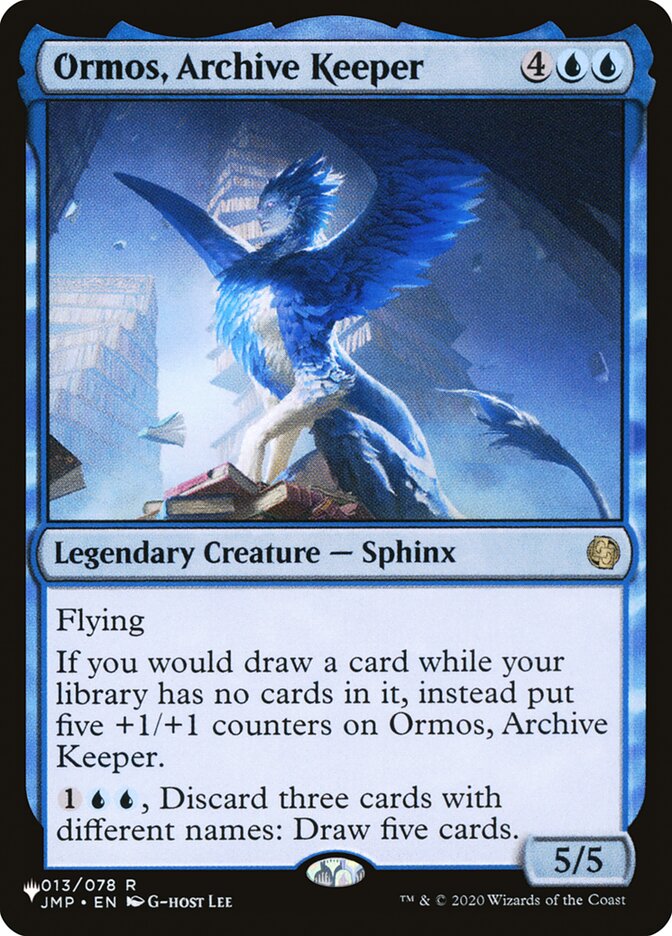 Ormos, Archive Keeper [The List] | Exor Games Dartmouth