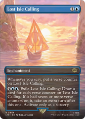 Lost Isle Calling (Borderless Alternate Art) [The Lord of the Rings: Tales of Middle-Earth] | Exor Games Dartmouth