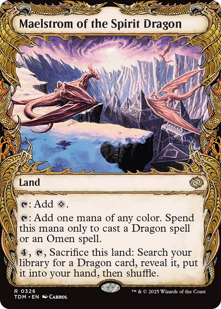 Maelstrom of the Spirit Dragon (Showcase) [Tarkir: Dragonstorm] | Exor Games Dartmouth