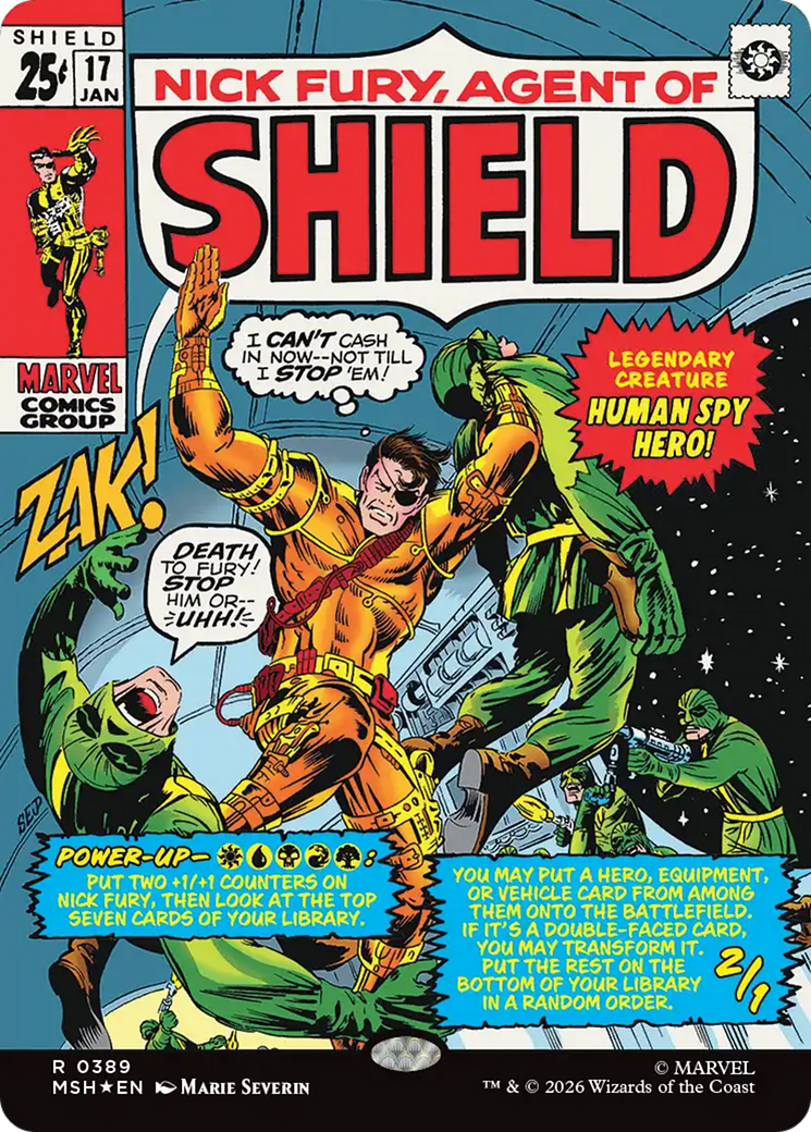 Nick Fury, Agent of SHIELD (Borderless) (0389) [Marvel Super Heroes] | Exor Games Dartmouth