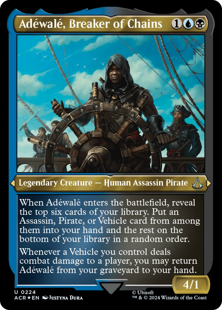 Adewale, Breaker of Chains (Foil Etched) [Assassin's Creed] | Exor Games Dartmouth