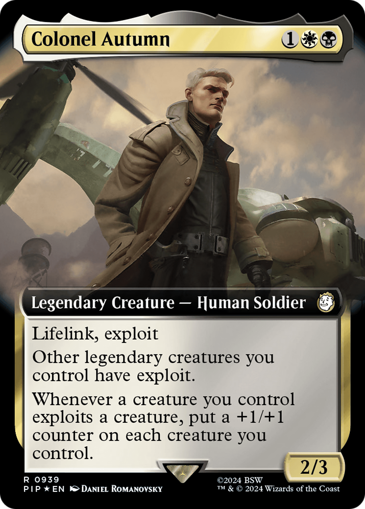 Colonel Autumn (Extended Art) (Surge Foil) [Fallout] | Exor Games Dartmouth