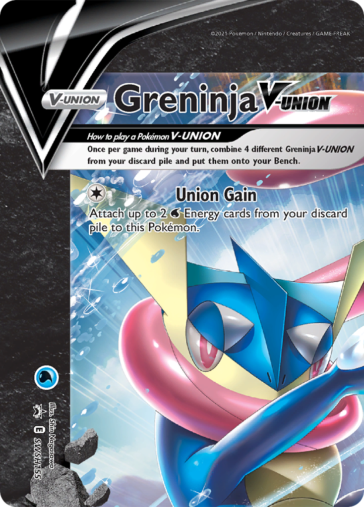 Greninja V-Union (SWSH155) [Sword & Shield: Black Star Promos] | Exor Games Dartmouth