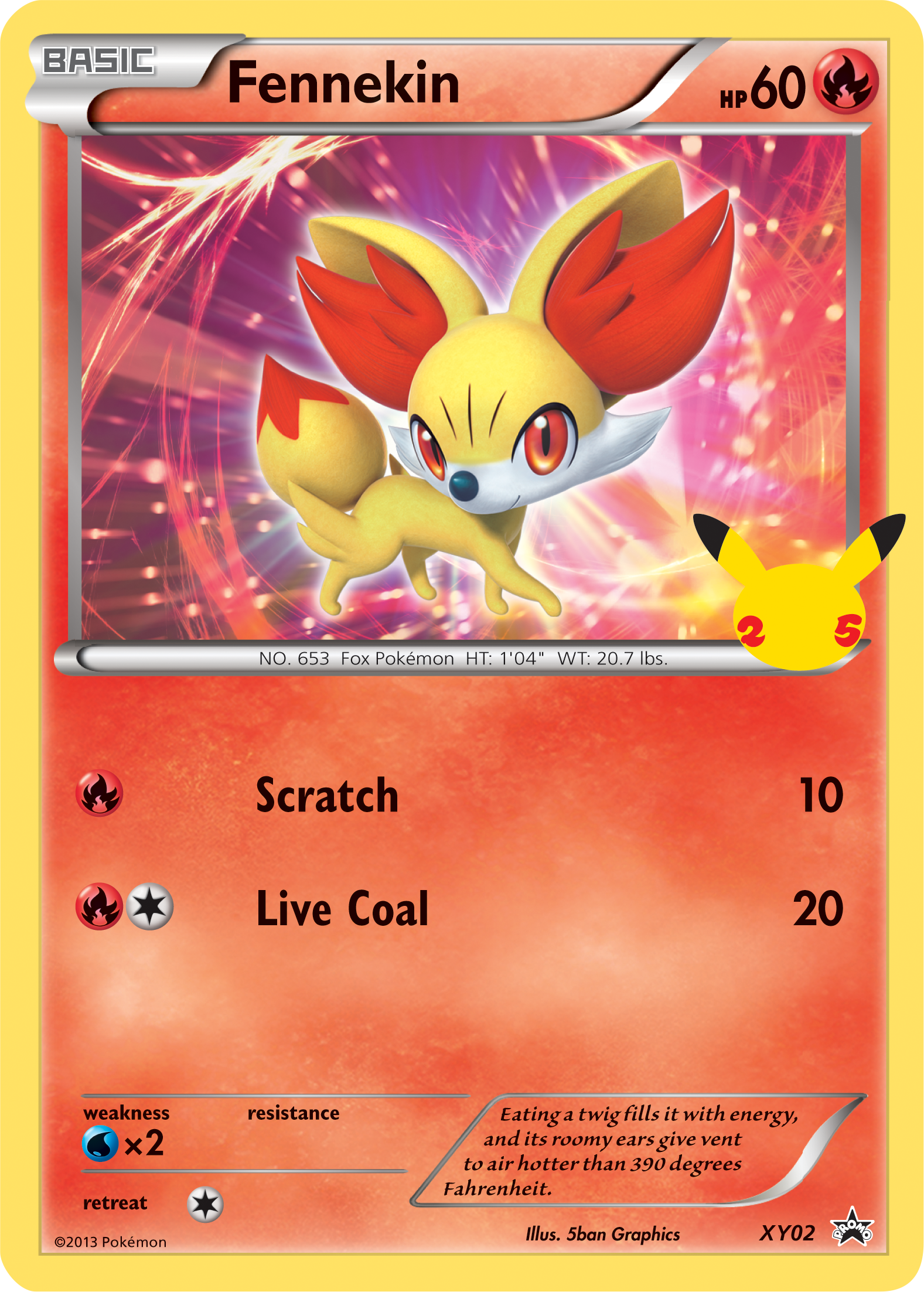 Fennekin (XY02) (Jumbo Card) [First Partner Pack] | Exor Games Dartmouth