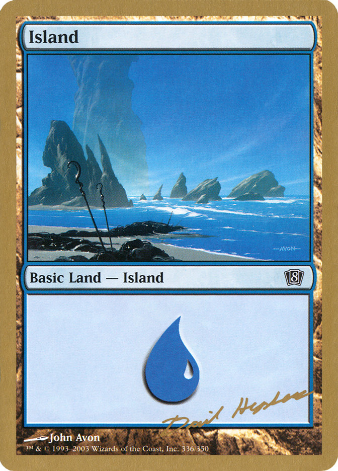 Island (dh336) (Dave Humpherys) [World Championship Decks 2003] | Exor Games Dartmouth