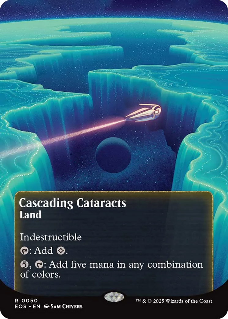 Cascading Cataracts (0050) (Borderless) [Edge of Eternities: Stellar Sights] | Exor Games Dartmouth