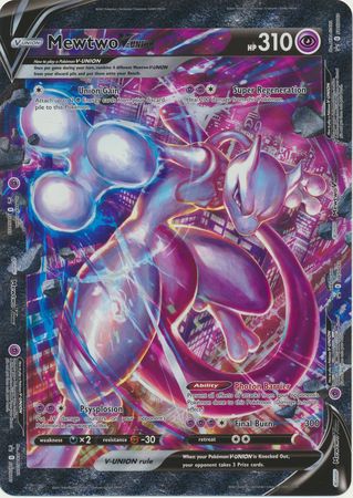 Mewtwo V-Union (Jumbo Card) [Sword & Shield: Black Star Promos] | Exor Games Dartmouth