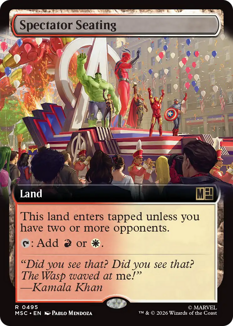 Spectator Seating (Extended Art) [Marvel Super Heroes Commander] | Exor Games Dartmouth