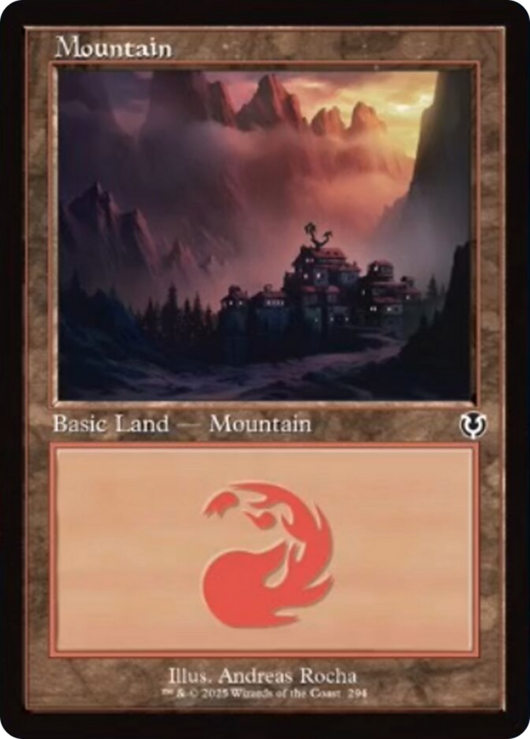 Mountain (294) (Retro Frame) [Innistrad Remastered] | Exor Games Dartmouth