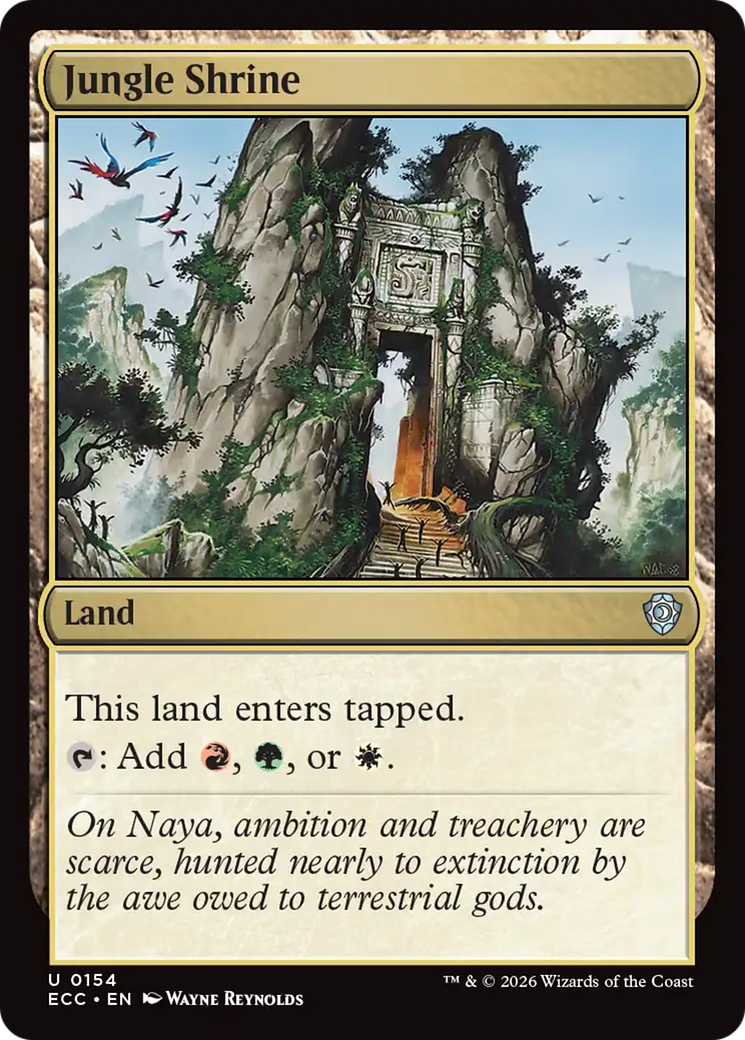 Jungle Shrine [Lorwyn Eclipsed Commander] | Exor Games Dartmouth