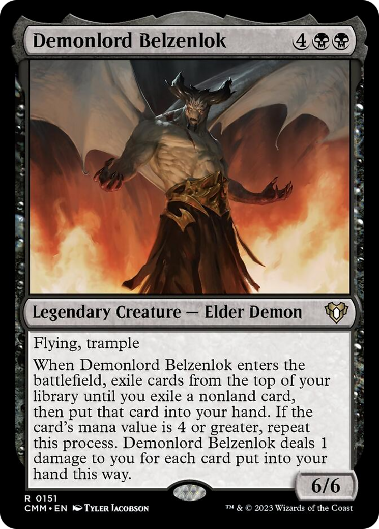 Demonlord Belzenlok [Commander Masters] | Exor Games Dartmouth