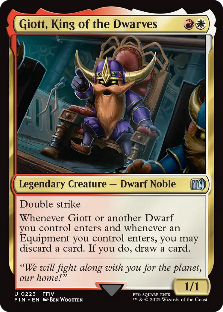 Giott, King of the Dwarves [FINAL FANTASY] | Exor Games Dartmouth