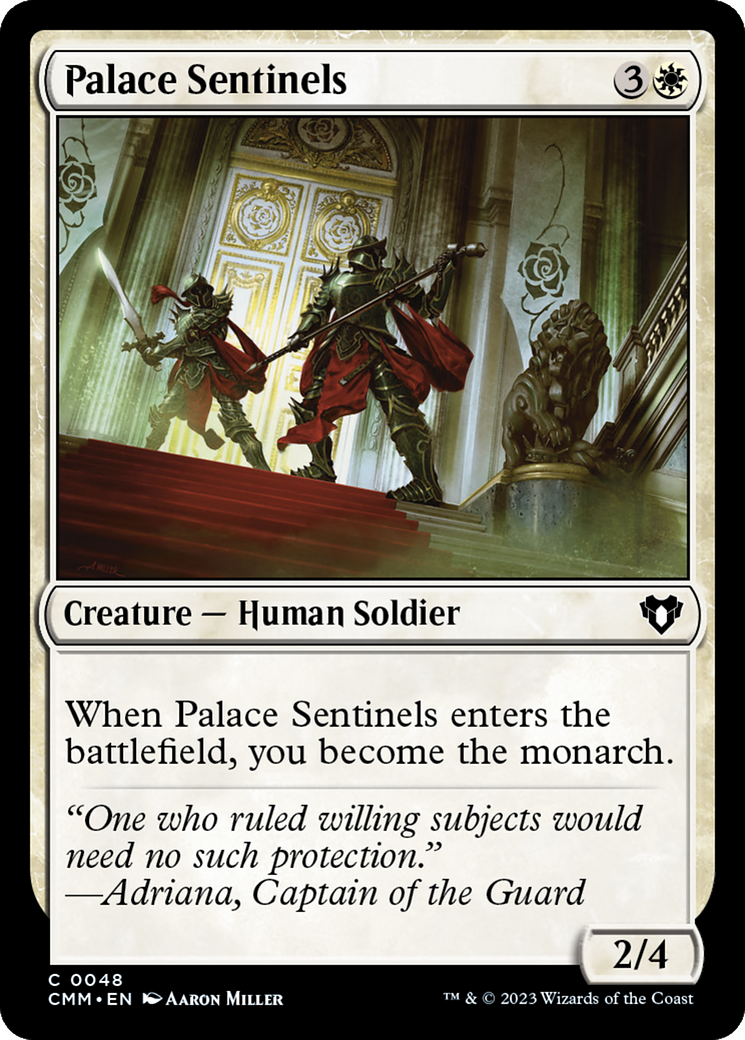 Palace Sentinels [Commander Masters] | Exor Games Dartmouth