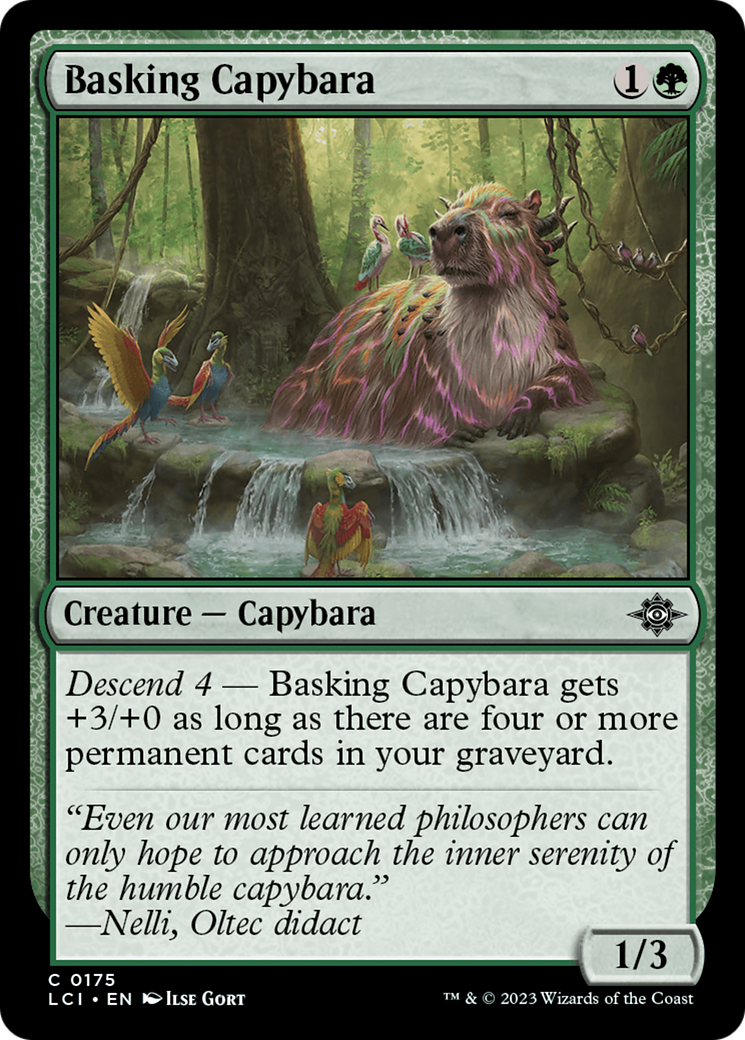 Basking Capybara [The Lost Caverns of Ixalan] | Exor Games Dartmouth