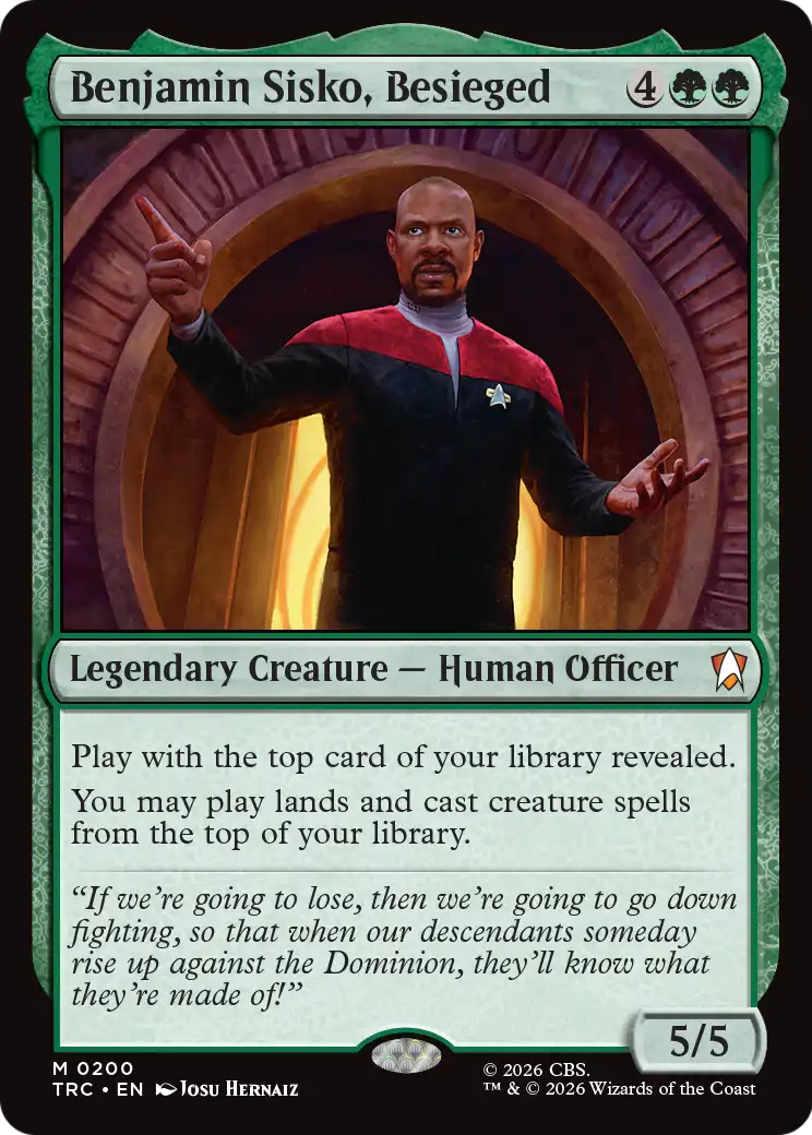 Benjamin Sisko, Besieged [Star Trek Commander] | Exor Games Dartmouth