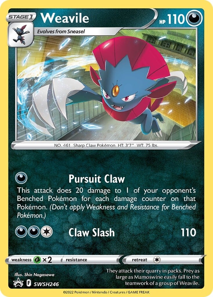 Weavile (SWSH246) [Sword & Shield: Black Star Promos] | Exor Games Dartmouth