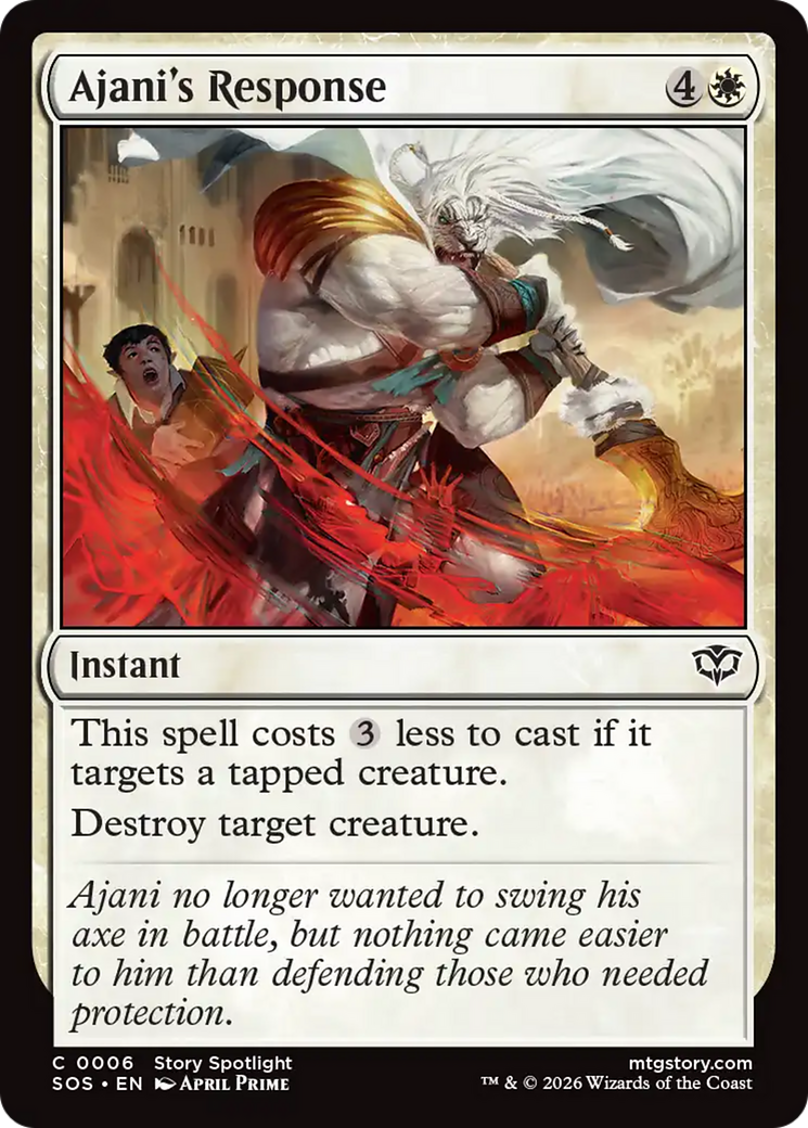 Ajani's Response [Secrets of Strixhaven] | Exor Games Dartmouth