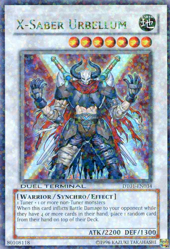 X-Saber Urbellum [DT01-EN034] Ultra Rare | Exor Games Dartmouth