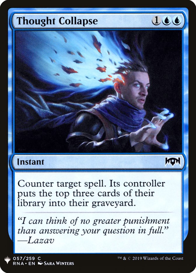 Thought Collapse [Mystery Booster] | Exor Games Dartmouth