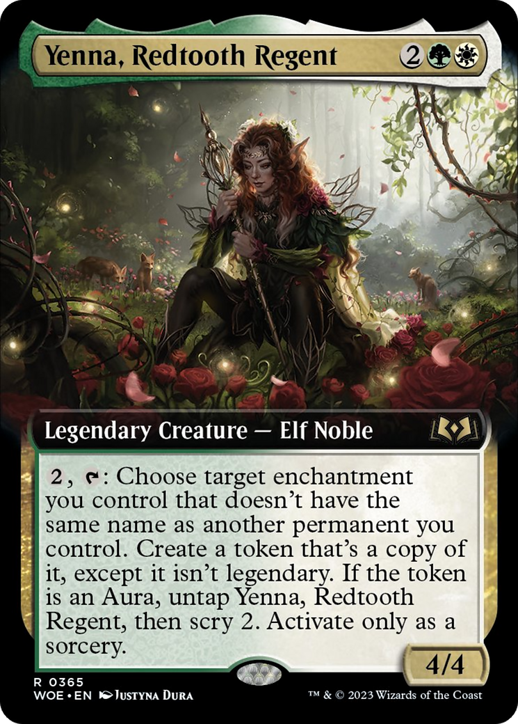 Yenna, Redtooth Regent (Extended Art) [Wilds of Eldraine] | Exor Games Dartmouth