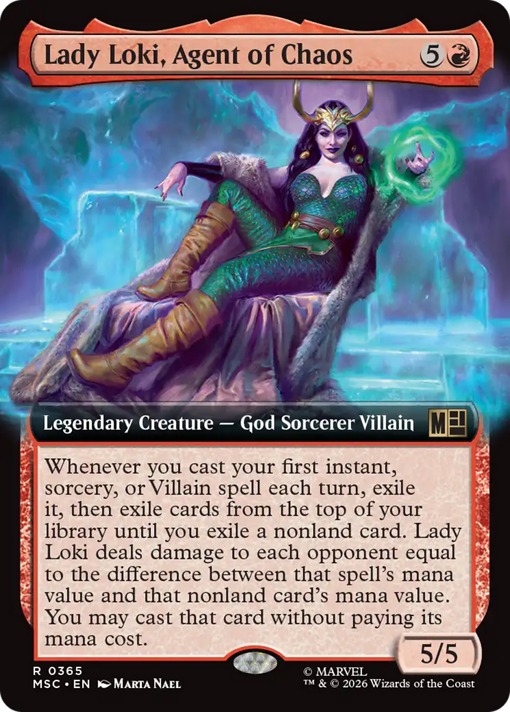 Lady Loki, Agent of Chaos (Extended Art) [Marvel Super Heroes Commander] | Exor Games Dartmouth