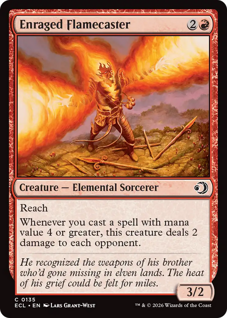 Enraged Flamecaster [Lorwyn Eclipsed] | Exor Games Dartmouth