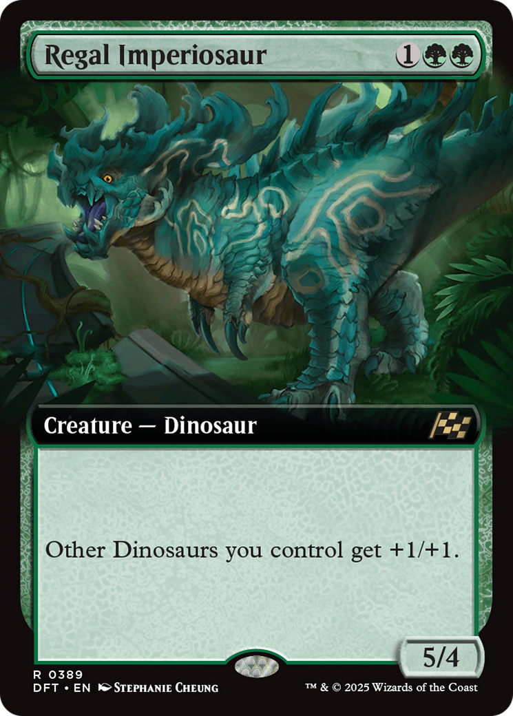 Regal Imperiosaur (Extended Art) [Aetherdrift] | Exor Games Dartmouth