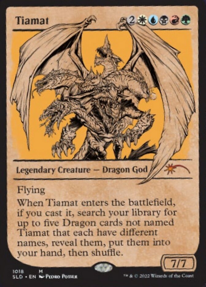 Tiamat (Showcase) [Secret Lair Drop Series] | Exor Games Dartmouth