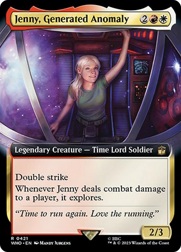 Jenny, Generated Anomaly (Extended Art) [Doctor Who] | Exor Games Dartmouth