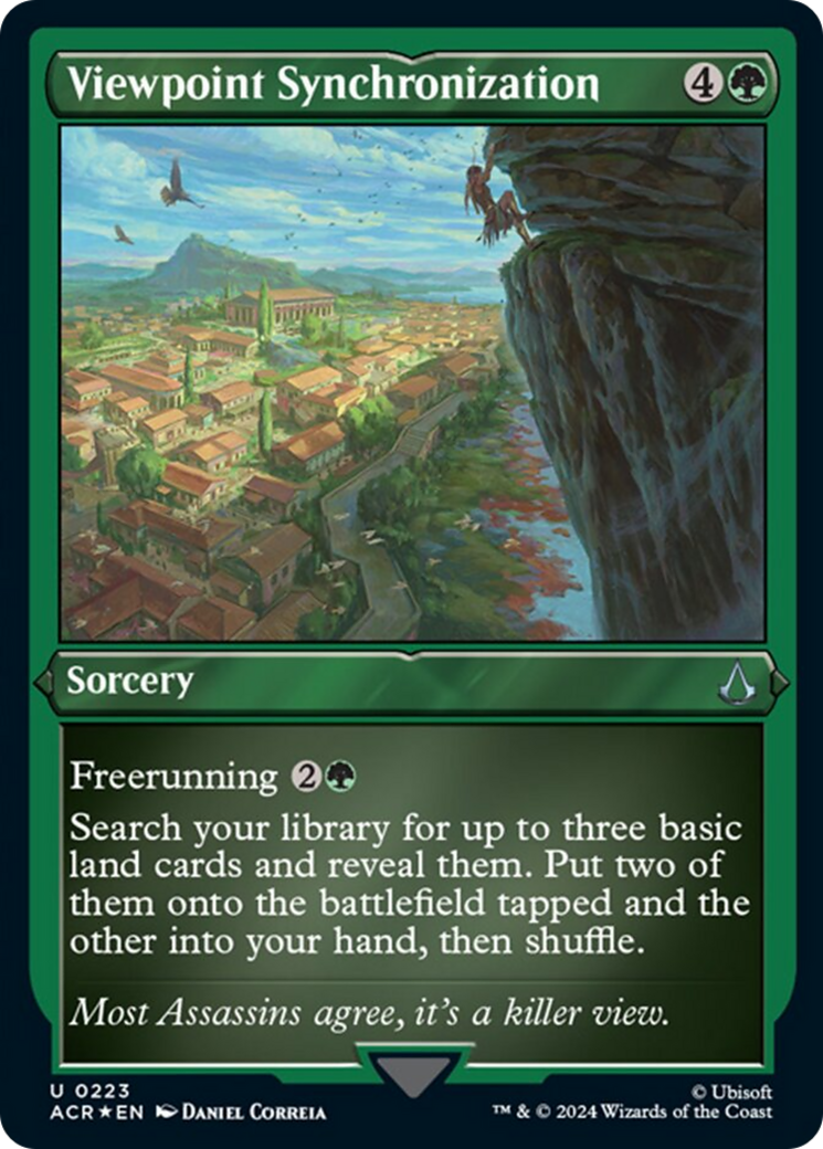 Viewpoint Synchronization (Foil Etched) [Assassin's Creed] | Exor Games Dartmouth