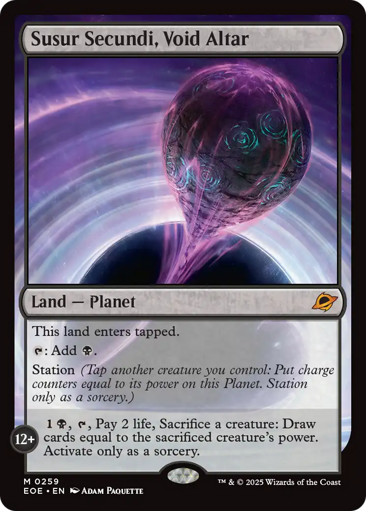 Susur Secundi, Void Altar [Edge of Eternities] | Exor Games Dartmouth