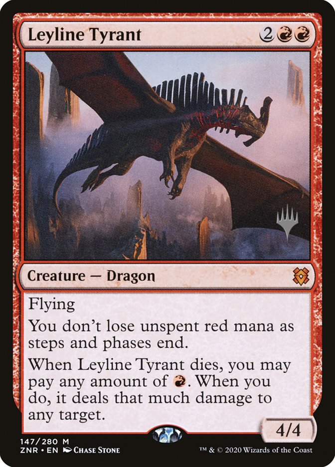 Leyline Tyrant (Promo Pack) [Zendikar Rising Promos] | Exor Games Dartmouth