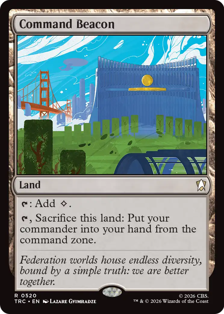Command Beacon (Surge Foil) [Star Trek Commander] | Exor Games Dartmouth