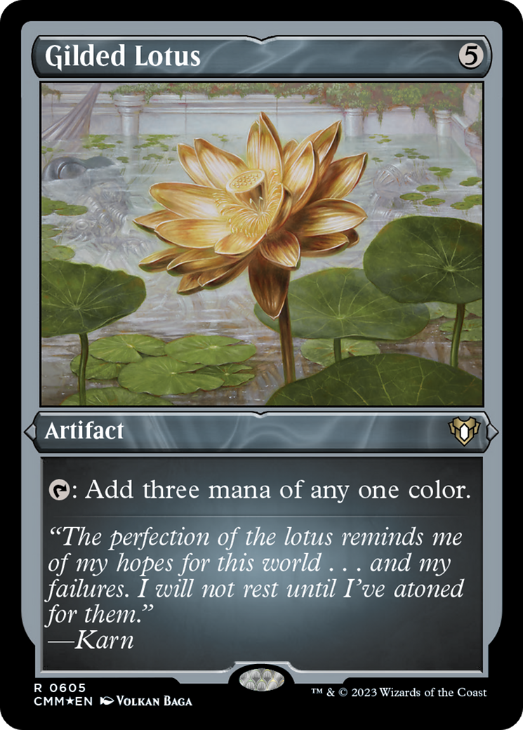 Gilded Lotus (Foil Etched) [Commander Masters] | Exor Games Dartmouth