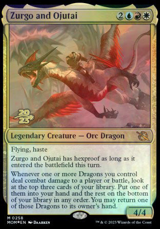 Zurgo and Ojutai [March of the Machine Prerelease Promos] | Exor Games Dartmouth