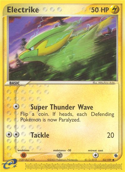 Electrike (53/109) [EX: Ruby & Sapphire] | Exor Games Dartmouth