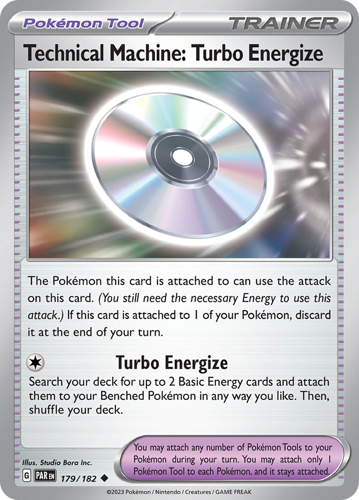 Technical Machine: Turbo Energize (179/182) [Scarlet & Violet: Paradox Rift] | Exor Games Dartmouth