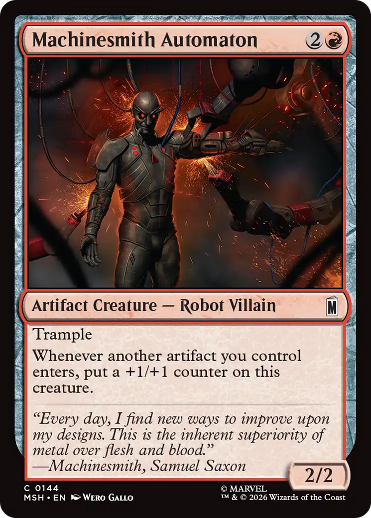 Machinesmith Automaton [Marvel Super Heroes] | Exor Games Dartmouth