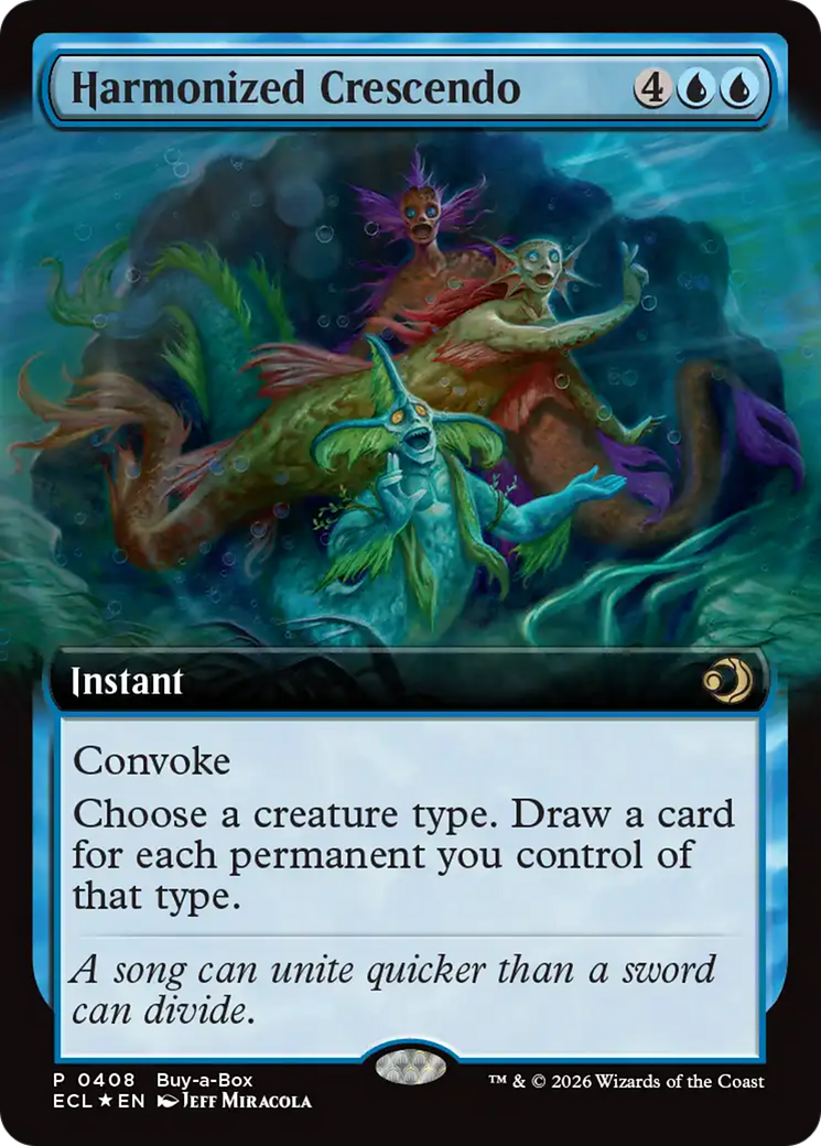 Harmonized Crescendo (Extended Art) (Buy-A-Box) [Lorwyn Eclipsed] | Exor Games Dartmouth